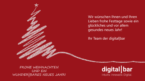 Frohe Weihnachten Und Ein Wunder Bares Neues Jahr Digital Bar
